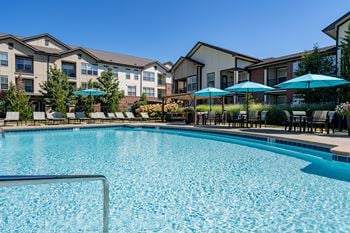 Resort-style pool with sundeck